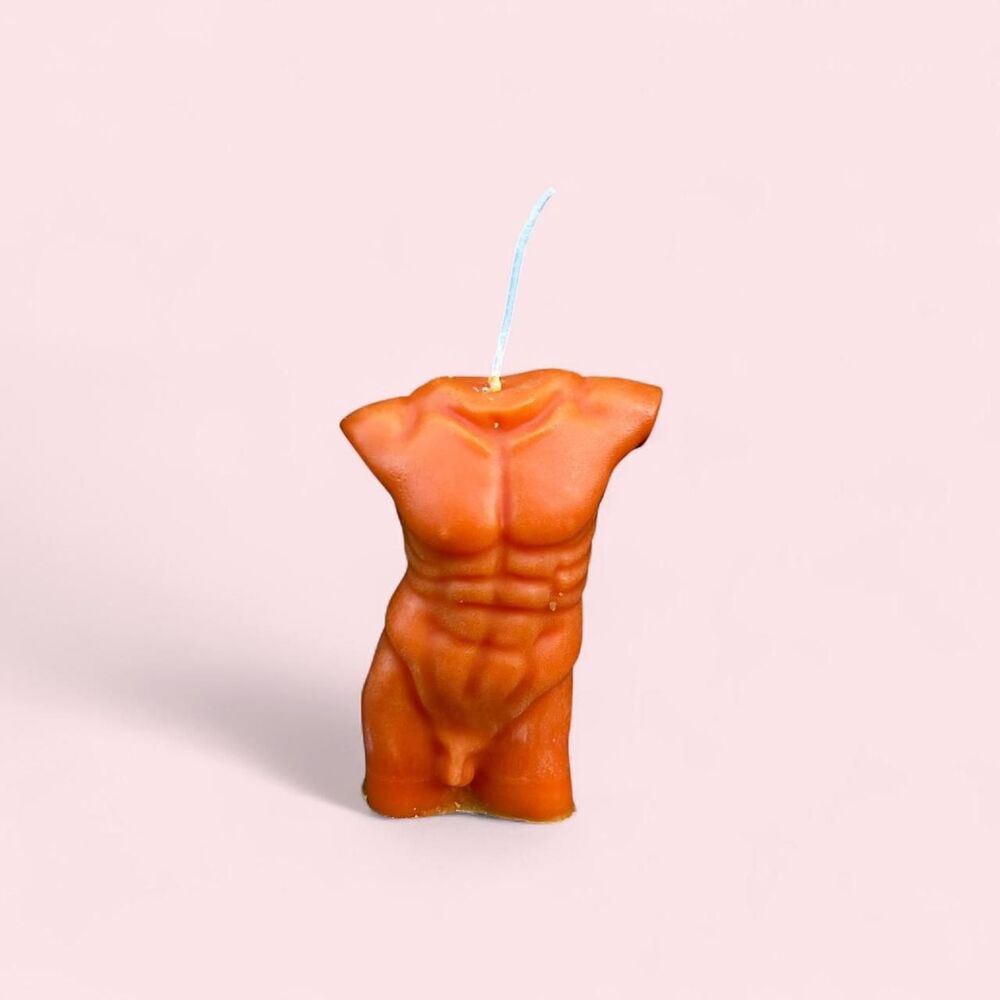 Male torso candle-Adonis Candle